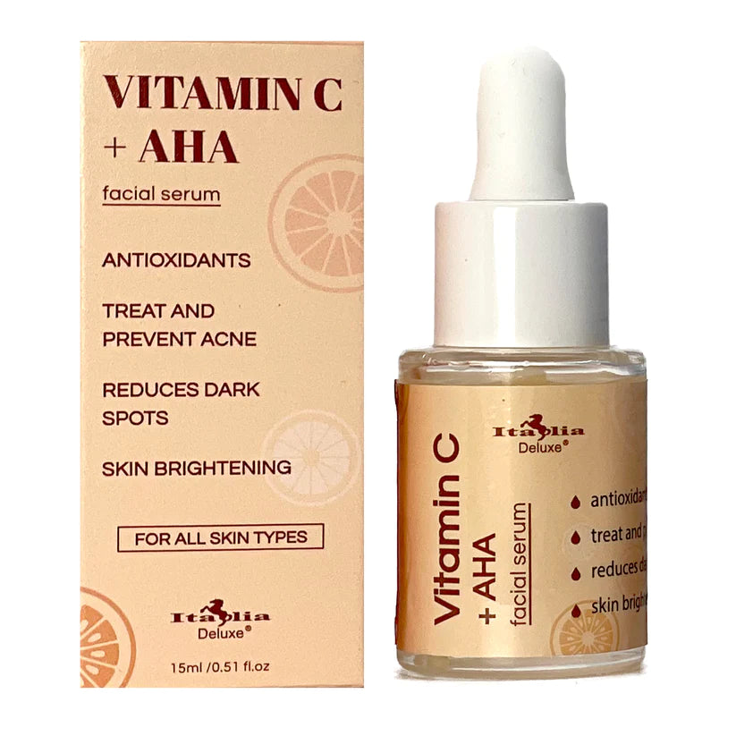 Serum Facial VITAMIN C + AHA ITALIA DELUXE