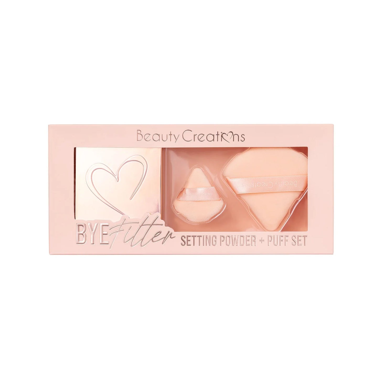 BYE FILTER SETTING POWDER + PUFF SET BEAUTY CREATIONS