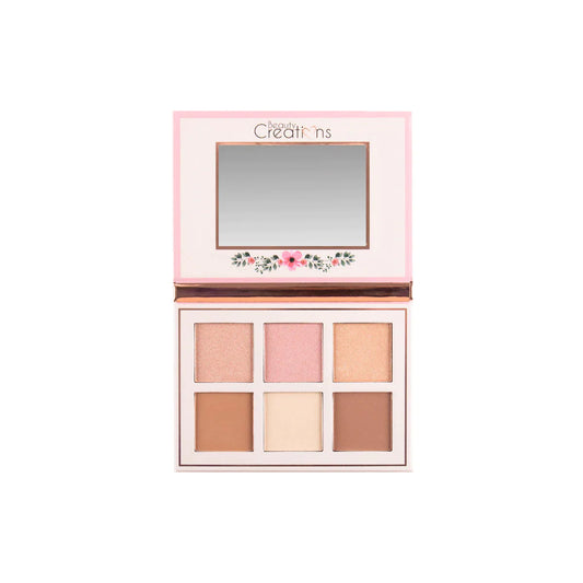 Floral Bloom Highlight And Contour - Contour And Illuminator Palette