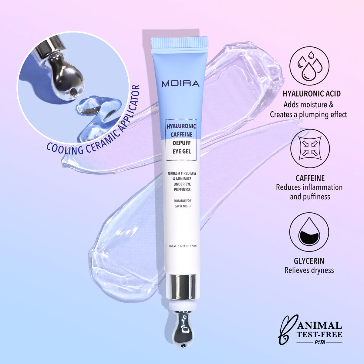 HYALURONIC CAFFEINE DEPUFF EYE GEL