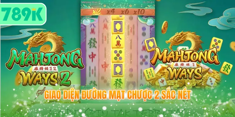 Giao diện Đường Mạt Chược 2 sắc nét