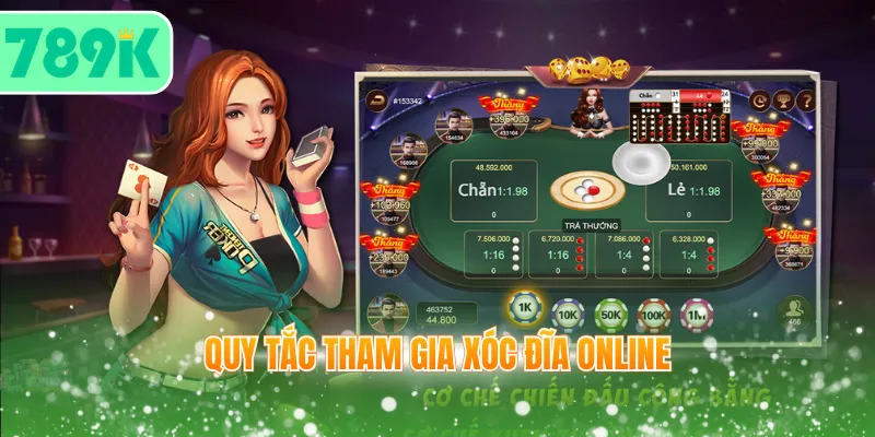 Quy tắc tham gia Xóc Đĩa online